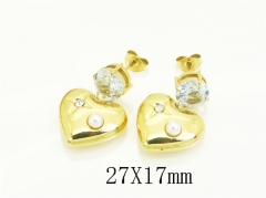 HY Wholesale Earrings 316L Stainless Steel Earrings Jewelry-HY80E1322OC