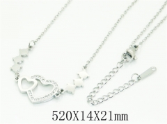 HY Wholesale Stainless Steel 316L Jewelry Popular Necklaces-HY19N0548PT