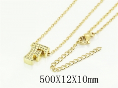 HY Wholesale Stainless Steel 316L Jewelry Popular Necklaces-HY54N0664MF