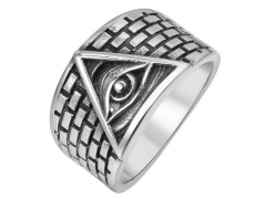 HY Wholesale Rings Jewelry 316L Stainless Steel Jewelry Popular Rings-HY0013R2533