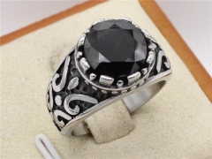 HY Wholesale Rings Jewelry 316L Stainless Steel Jewelry Popular Rings-HY0013R2497