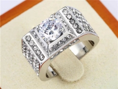 HY Wholesale Rings Jewelry 316L Stainless Steel Jewelry Popular Rings-HY0013R2379