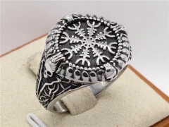 HY Wholesale Rings Jewelry 316L Stainless Steel Jewelry Popular Rings-HY0013R2505