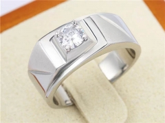 HY Wholesale Rings Jewelry 316L Stainless Steel Jewelry Popular Rings-HY0013R2136