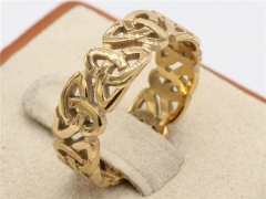 HY Wholesale Rings Jewelry 316L Stainless Steel Jewelry Popular Rings-HY0013R2582