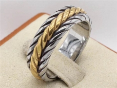 HY Wholesale Rings Jewelry 316L Stainless Steel Jewelry Popular Rings-HY0013R2101