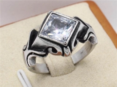 HY Wholesale Rings Jewelry 316L Stainless Steel Jewelry Popular Rings-HY0013R2039