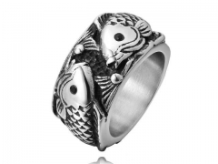 HY Wholesale Rings Jewelry 316L Stainless Steel Jewelry Popular Rings-HY0013R2266