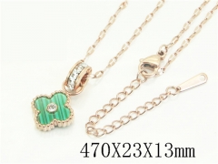 HY Wholesale Stainless Steel 316L Jewelry Popular Necklaces-HY19N0619OW