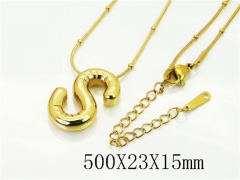 HY Wholesale Stainless Steel 316L Jewelry Popular Necklaces-HY89N0033SLL