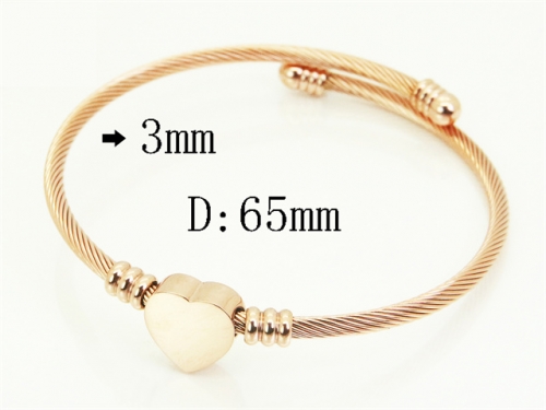 HY Wholesale Bangles Jewelry Stainless Steel 316L Popular Bangle-HY94B0116OV