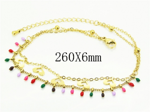 HY Wholesale Anklet Stainless Steel 316L Fashion Jewelry-HY32B1252HXL