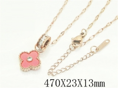 HY Wholesale Stainless Steel 316L Jewelry Popular Necklaces-HY19N0613OW