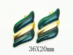 HY Wholesale Earrings 316L Stainless Steel Earrings Jewelry-HY94E0120ZML