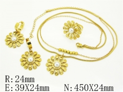 HY Wholesale Jewelry Set 316L Stainless Steel jewelry Set Fashion Jewelry-HY50S0623IHHY