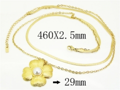 HY Wholesale Stainless Steel 316L Jewelry Popular Necklaces-HY30N0190HHF