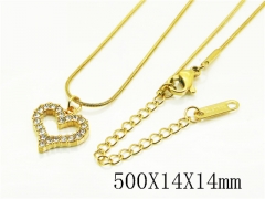 HY Wholesale Stainless Steel 316L Jewelry Popular Necklaces-HY59N0089ML