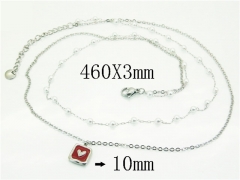 HY Wholesale Stainless Steel 316L Jewelry Popular Necklaces-HY30N0182OT