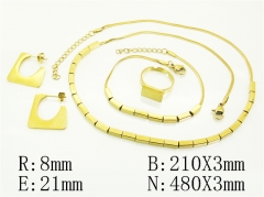 HY Wholesale Jewelry Set 316L Stainless Steel jewelry Set Fashion Jewelry-HY50S0614JAA