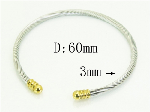 HY Wholesale Bangles Jewelry Stainless Steel 316L Popular Bangle-HY94B0001LQ