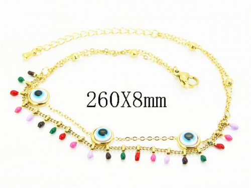 HY Wholesale Anklet Stainless Steel 316L Fashion Jewelry-HY32B1247HRR