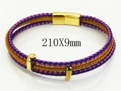 HY Wholesale Bracelets 316L Stainless Steel Jewelry Bracelets-HY94B0092HJA