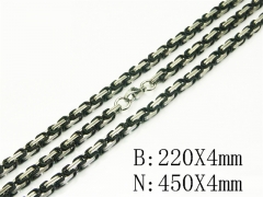 HY Wholesale Stainless Steel 316L Necklaces Bracelets Sets-HY62S0504HPS