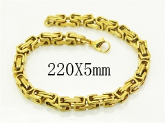 HY Wholesale Bracelets 316L Stainless Steel Jewelry Bracelets-HY62B0752NR