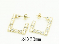 HY Wholesale Earrings 316L Stainless Steel Earrings Jewelry-HY80E1507OL