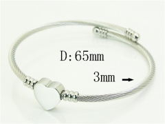 HY Wholesale Bangles Jewelry Stainless Steel 316L Popular Bangle-HY94B0057MQ