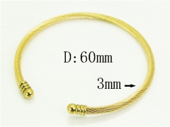 HY Wholesale Bangles Jewelry Stainless Steel 316L Popular Bangle-HY94B0002LW