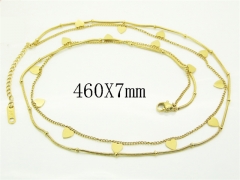 HY Wholesale Stainless Steel 316L Jewelry Popular Necklaces-HY41N0428HJR