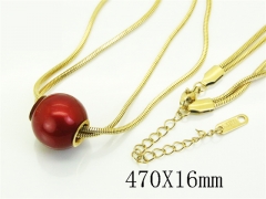 HY Wholesale Stainless Steel 316L Jewelry Popular Necklaces-HY94N0100PL