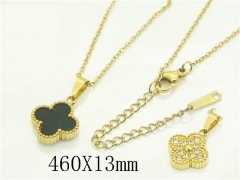 HY Wholesale Stainless Steel 316L Jewelry Popular Necklaces-HY19N0636OR