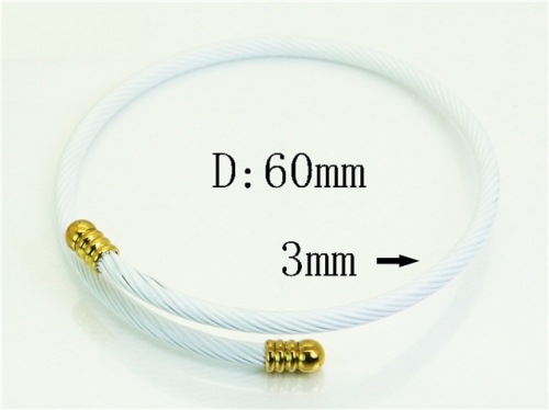 HY Wholesale Bangles Jewelry Stainless Steel 316L Popular Bangle-HY94B0014MX