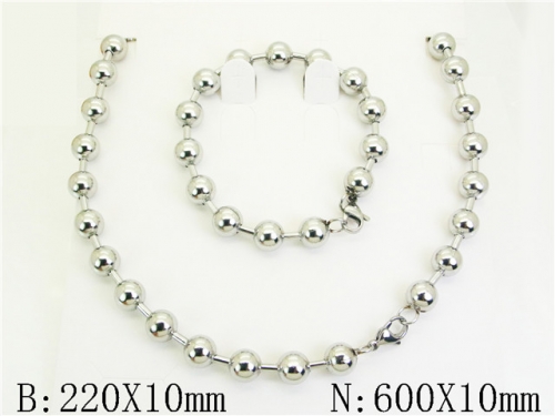 HY Wholesale Stainless Steel 316L Necklaces Bracelets Sets-HY53S0317HLL