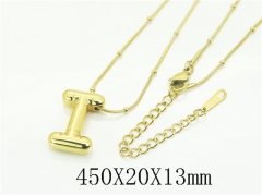 HY Wholesale Stainless Steel 316L Jewelry Popular Necklaces-HY89N0023WLL