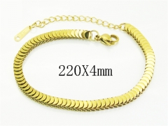 HY Wholesale Bracelets 316L Stainless Steel Jewelry Bracelets-HY02B0087MW