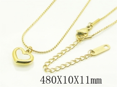 HY Wholesale Stainless Steel 316L Jewelry Popular Necklaces-HY41N0417NC