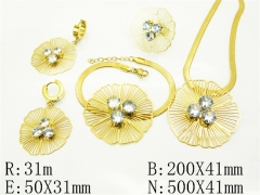 HY Wholesale Jewelry Set 316L Stainless Steel jewelry Set Fashion Jewelry-HY50S0621JQQ