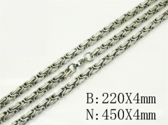 HY Wholesale Stainless Steel 316L Necklaces Bracelets Sets-HY62S0500HJS