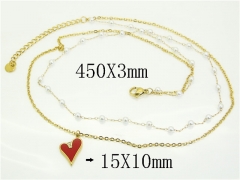 HY Wholesale Stainless Steel 316L Jewelry Popular Necklaces-HY30N0188HSS