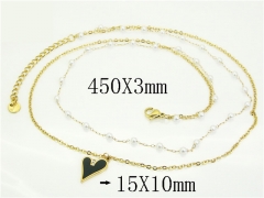 HY Wholesale Stainless Steel 316L Jewelry Popular Necklaces-HY30N0187HDD