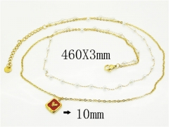 HY Wholesale Stainless Steel 316L Jewelry Popular Necklaces-HY30N0183HEE