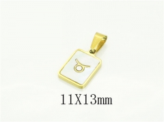 HY Wholesale Pendant Jewelry 316L Stainless Steel Jewelry Pendant-HY73P0578KB