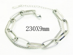 HY Wholesale Bracelets 316L Stainless Steel Jewelry Bracelets-HY02B0089OQ