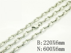 HY Wholesale Stainless Steel 316L Necklaces Bracelets Sets-HY82S0090INV