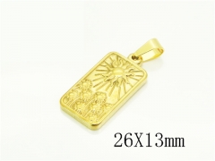 HY Wholesale Pendant Jewelry 316L Stainless Steel Jewelry Pendant-HY12P1994JD