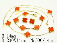 HY Wholesale Jewelry Set 316L Stainless Steel jewelry Set Fashion Jewelry-HY30S0192IIX