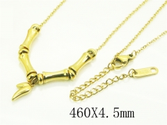 HY Wholesale Stainless Steel 316L Jewelry Popular Necklaces-HY41N0419OL